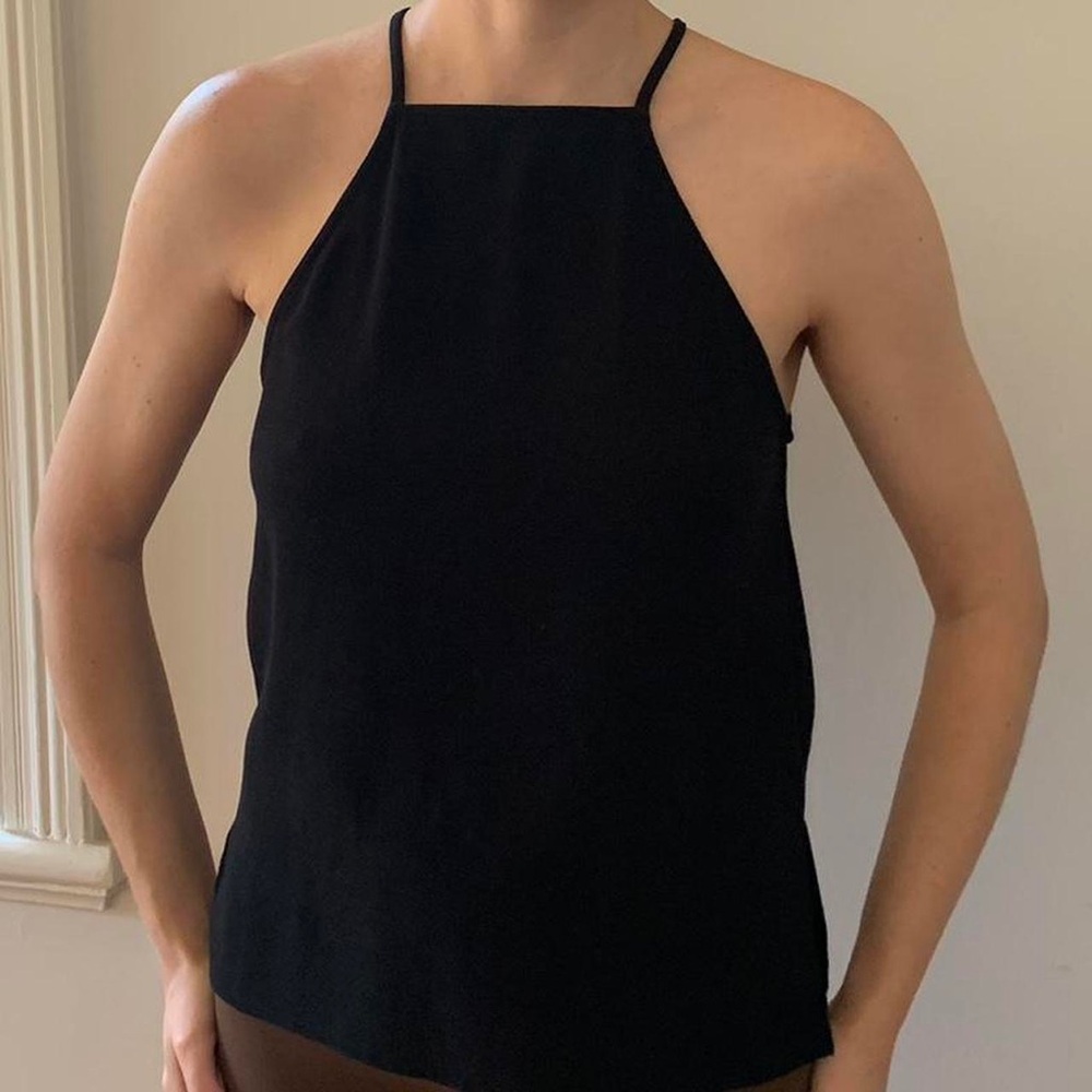 Women’s American apparel high neck sleeveless blouse